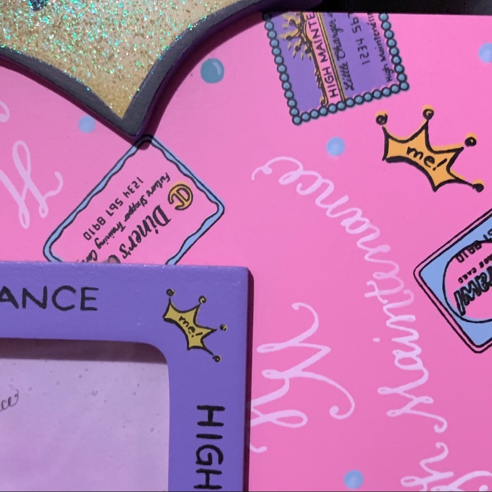 DONATED** Mud Pie High Maintenance Crown 👑 Frame - Picture 8 of 15